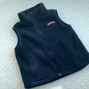 Vineyard Vines 5T/5 navy fleece vest